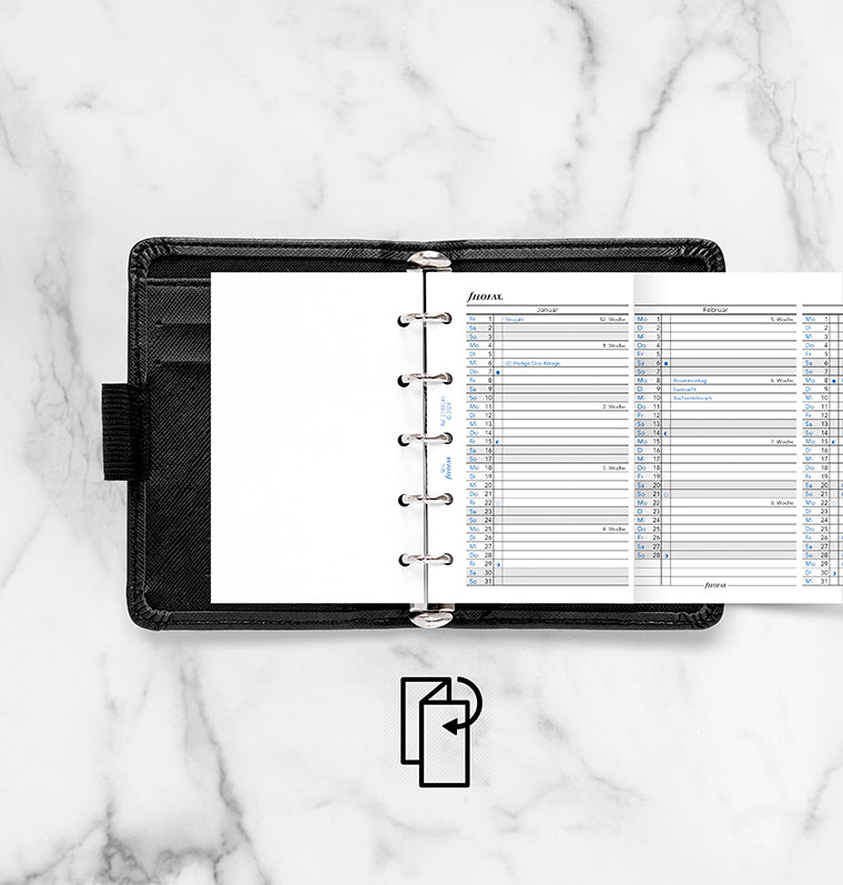 filofax-jahresplaner-deutsch-mini-2027-leporello-einlage image 3