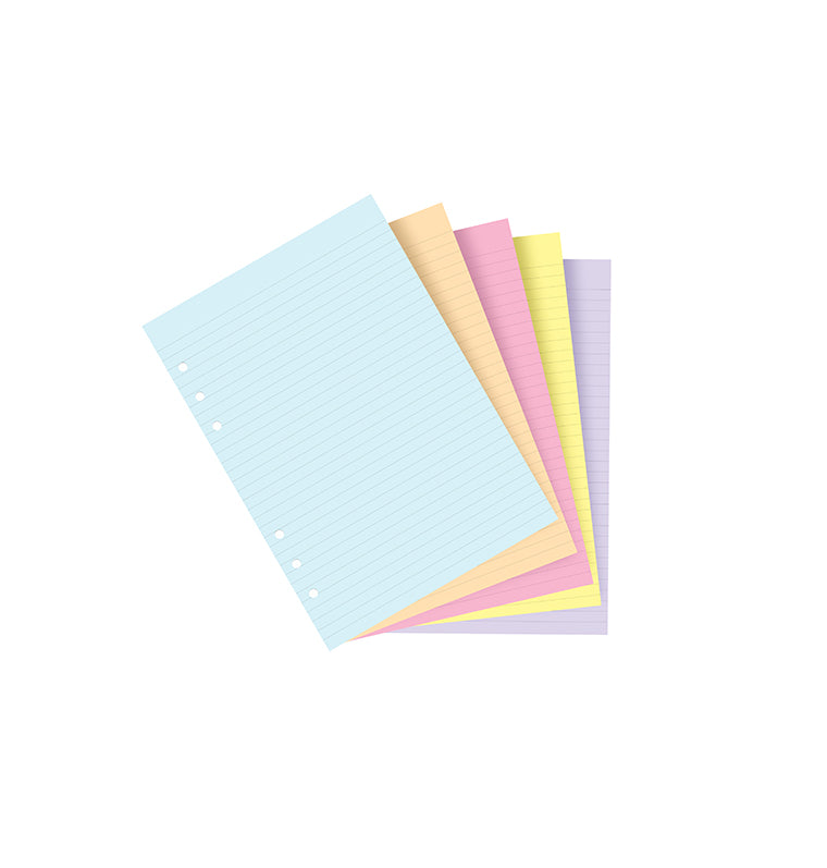 filofax-notizpapier-classic-sortiert-liniert-a5-30-blatt-pastell image 5