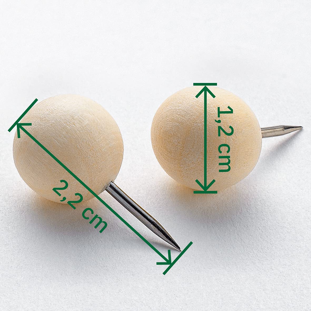 sigel-holz-pinnnadeln-beige-12-mm-25-st-ck-f-r-pinboard image 2
