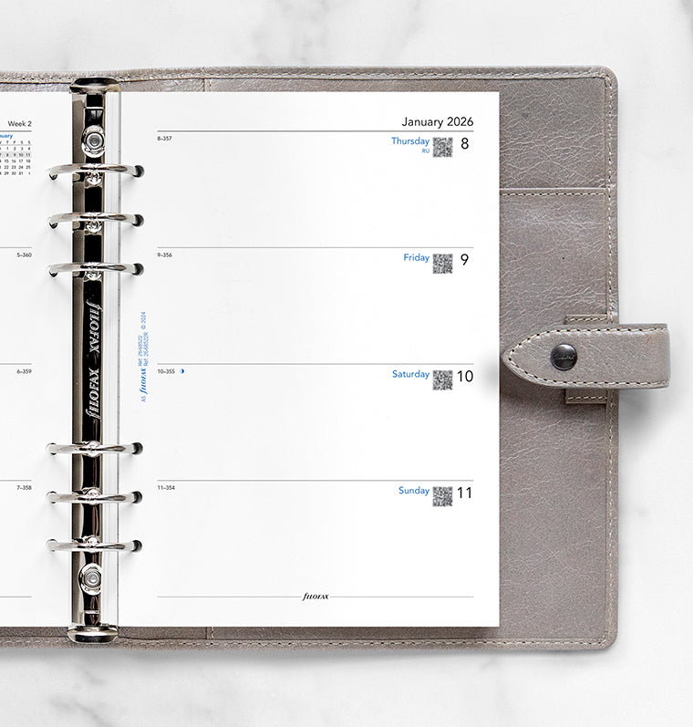 filofax-kalendereinlage-1-woche-2-seiten-englisch-a5-2026 image 2