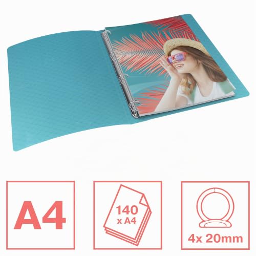 esselte-ringordner-a4-colour-breeze-4-ring-25-mm-140-blatt image 8