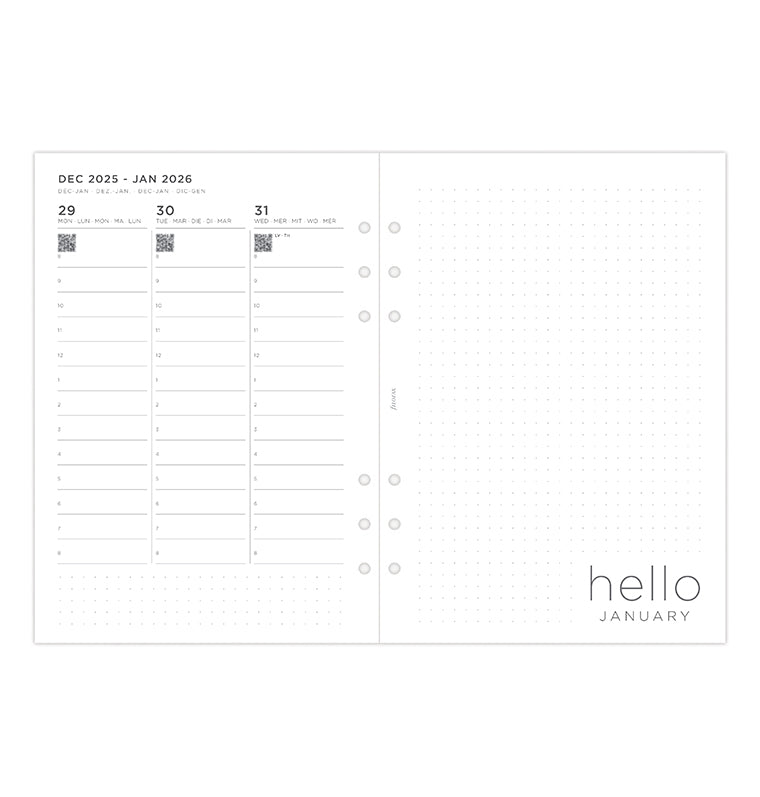 filofax-minimal-kalendereinlage-a5-2026-1-woche-2-seiten-vertikal image 6