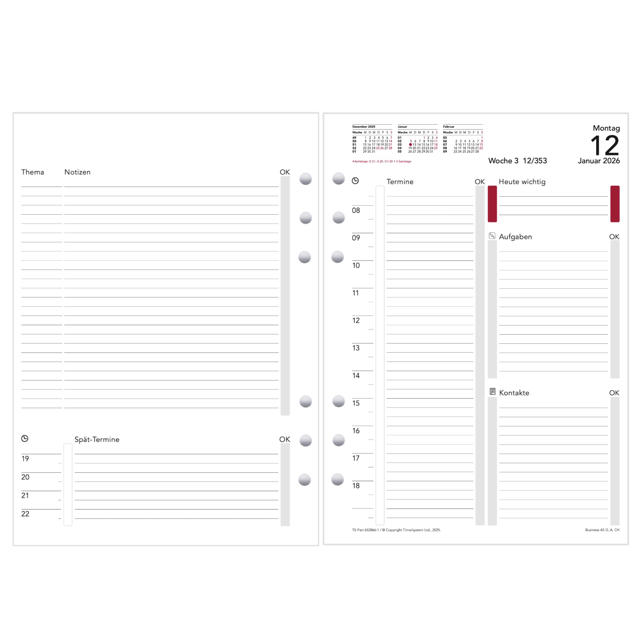 time-system-business-a5-jahresinhalt-2026-at-tag-1-tag-2-seiten image 2
