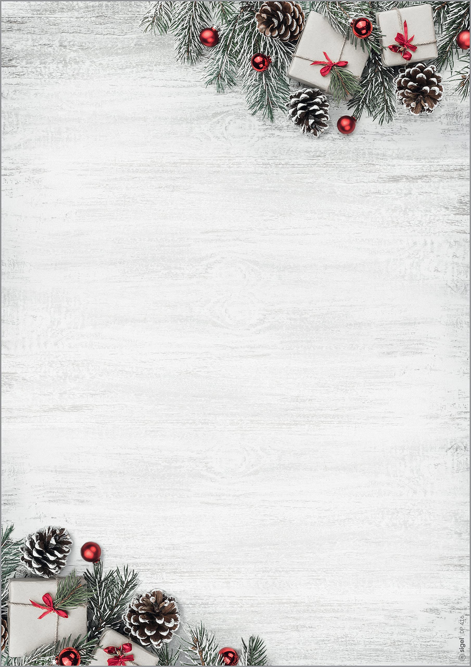sigel-weihnachtsbriefpapier-scandinavian-christmas-a4-100-blatt image 1