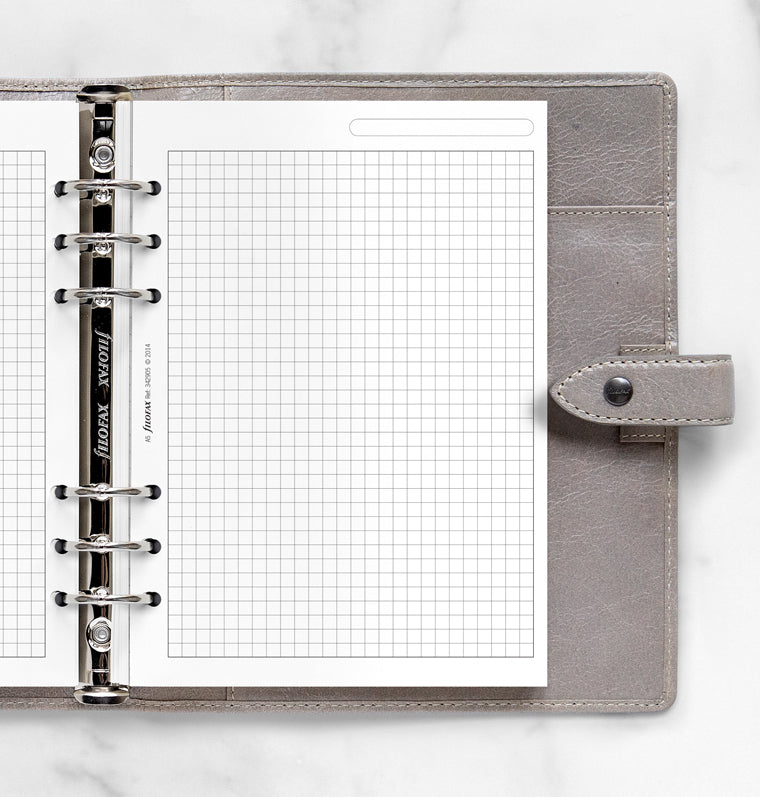 filofax-notizpapier-wei-kariert-a5-5mm-25-blatt image 2