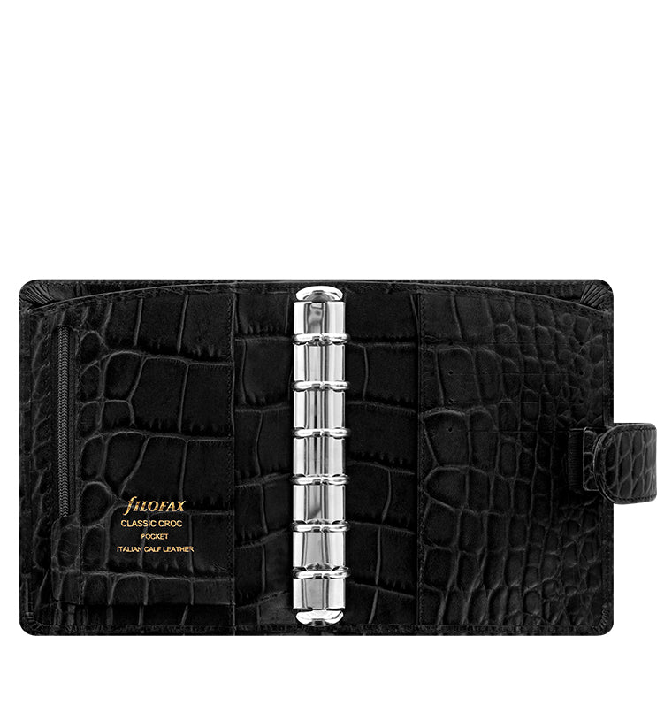 filofax-classic-croc-pocket-organiser-kalbleder image 3
