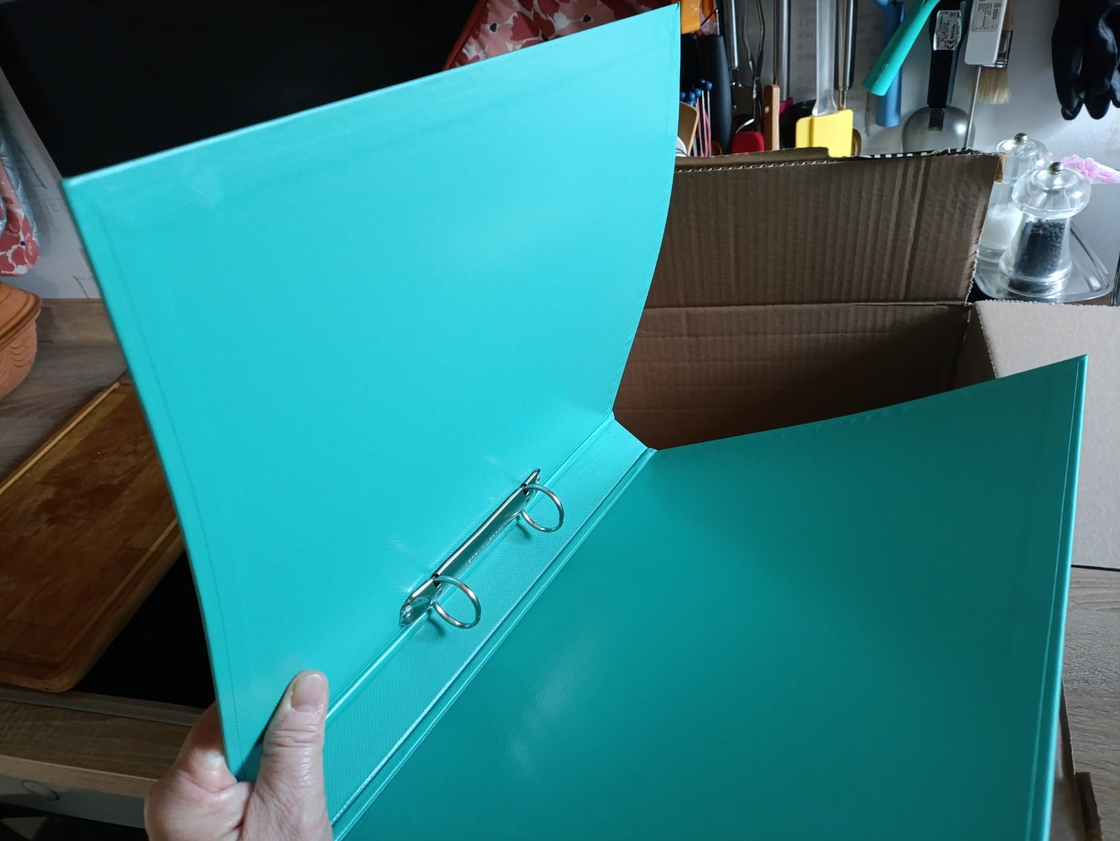 Praktisch für 190 Blatt