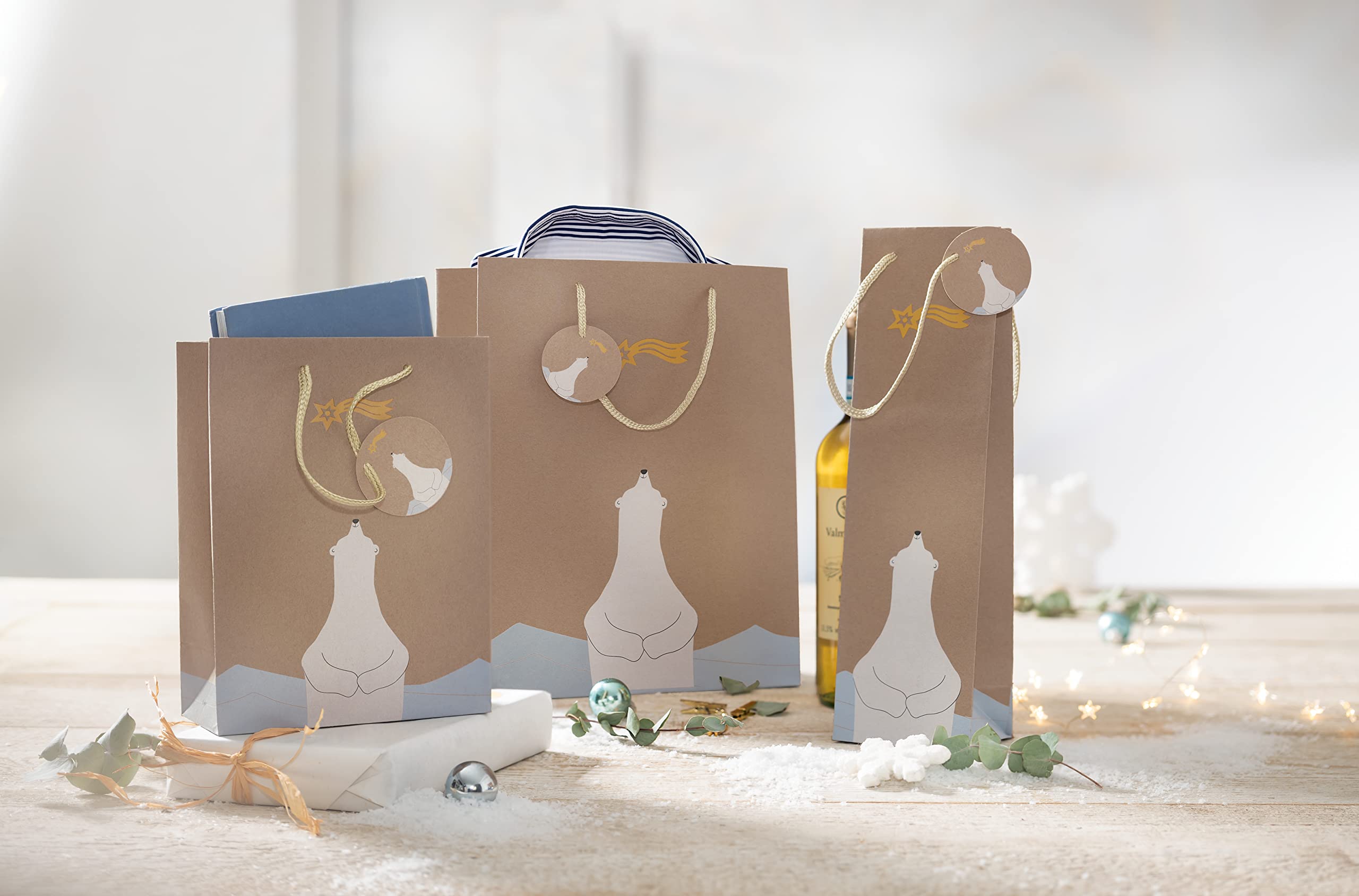 sigel-kraftpapier-geschenkt-ten-eisb-r-stern-23x17-cm-5er-set image 2