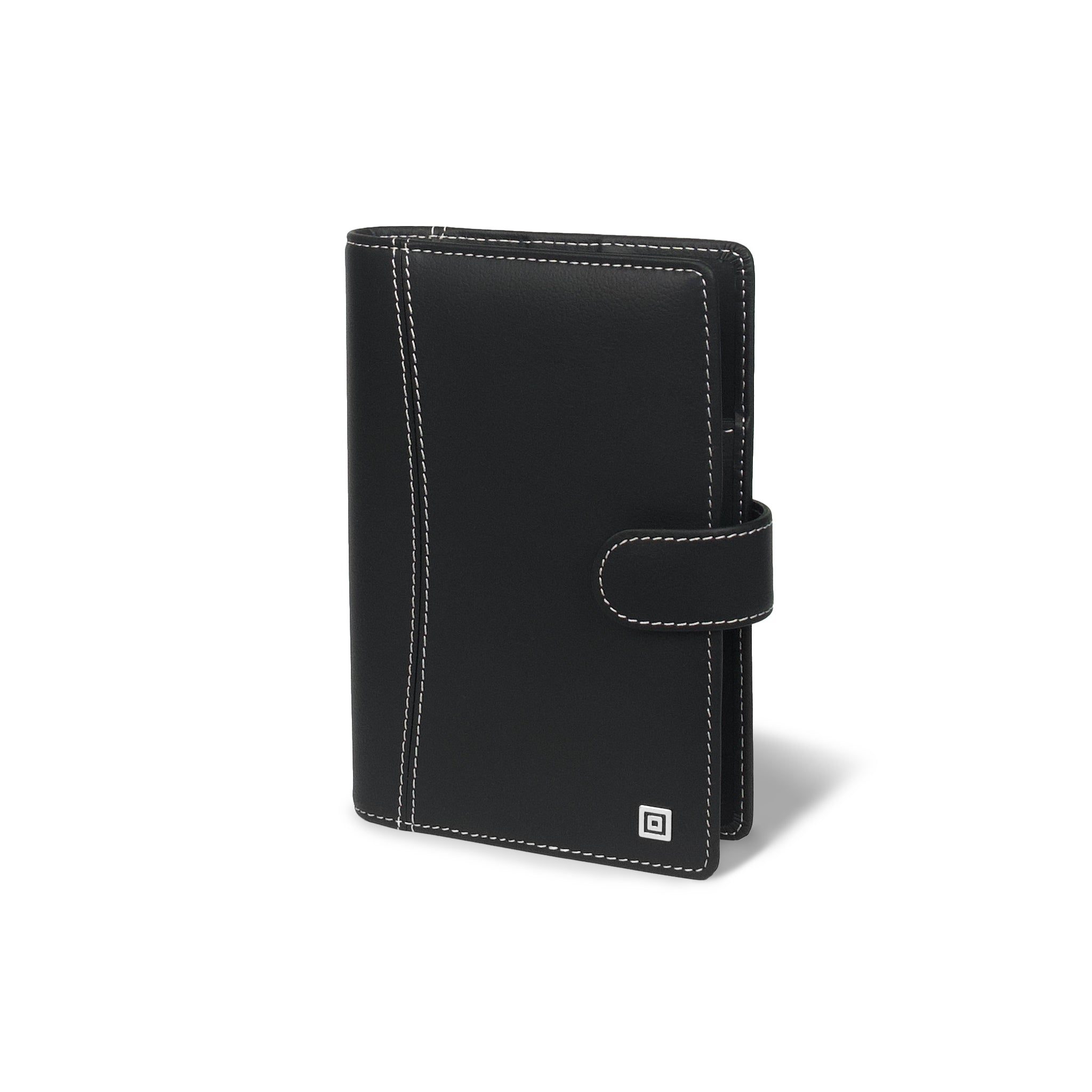 time-system-montana-compact-ringbuch-schwarz-mit-verschlusslasche image 1