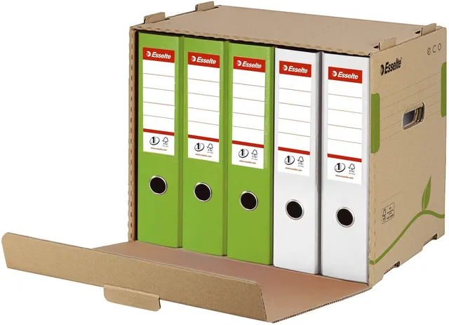 esselte-eco-archiv-container-f-r-5x-a4-ordner-75-mm-naturbraun image 1