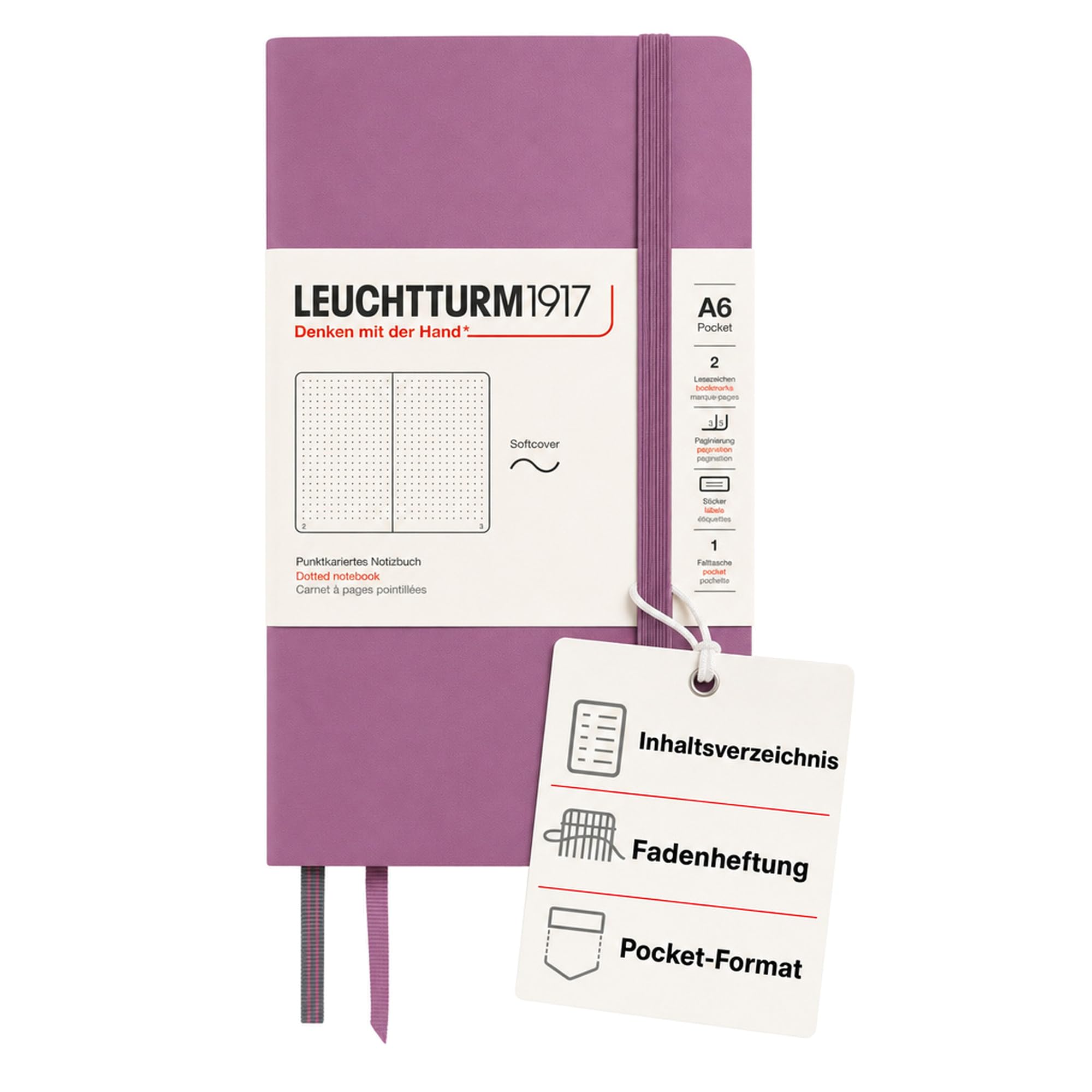 leuchtturm1917-notizbuch-pocket-a6-softcover-dotted-schwarz image 7