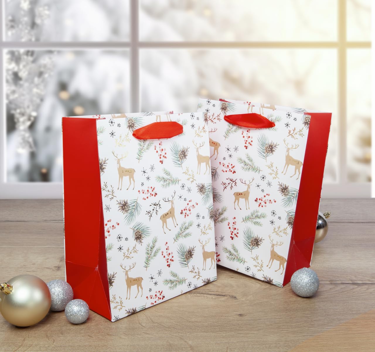 sigel-premium-geschenkt-ten-weihnachten-aquarell-18x23-cm-5er-set image 2