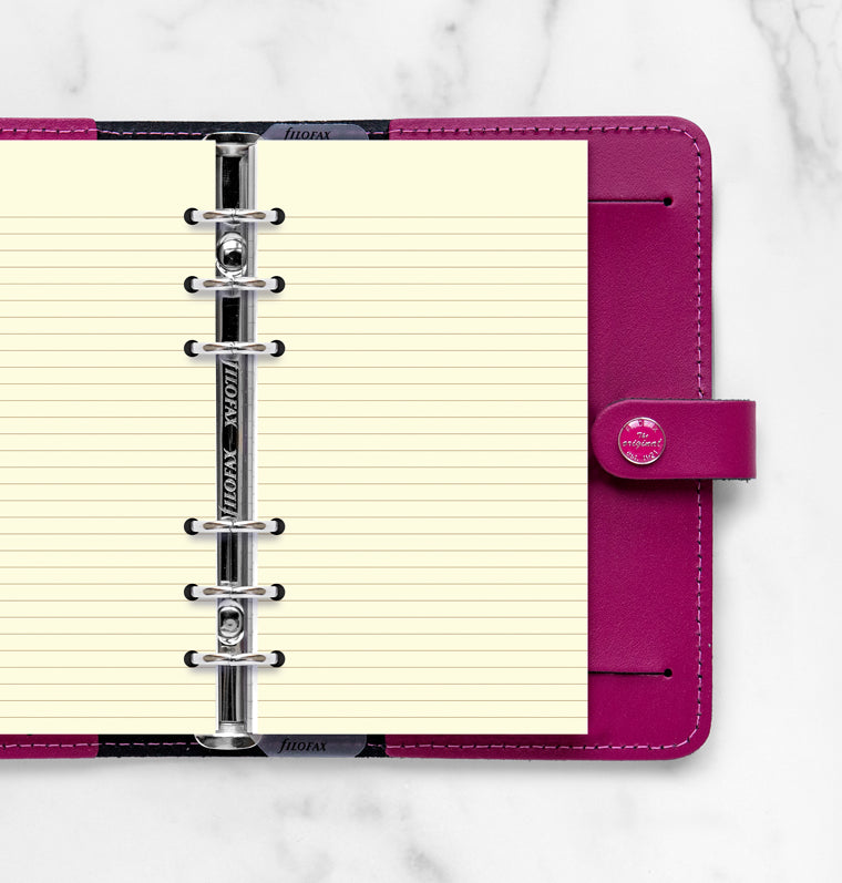 filofax-personal-notizpapier-cotton-cream-liniert-20-blatt image 2