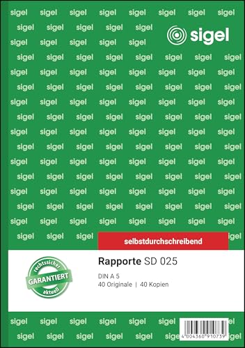 sigel-rapport-a5-selbstdurchschreibend-2x40-blatt image 7