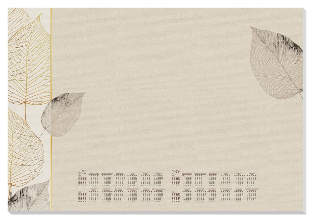 sigel-artetempus-schreibtischunterlage-papier-a2-2026-2027-pastel-garden image 8