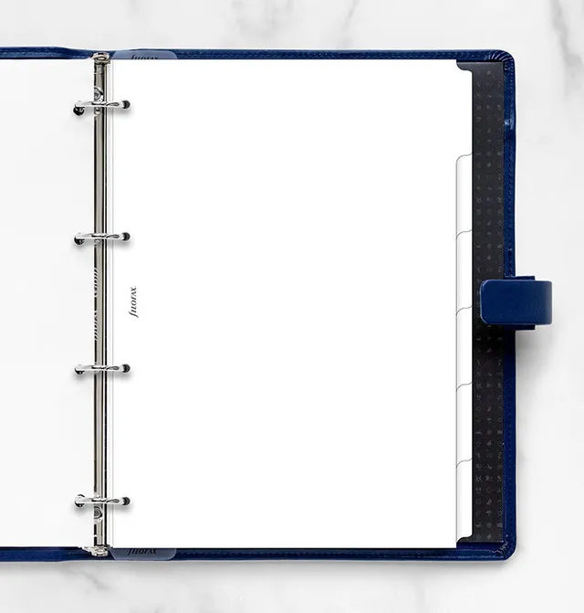filofax-6er-blanko-trennbl-tter-wei-a4 image 1