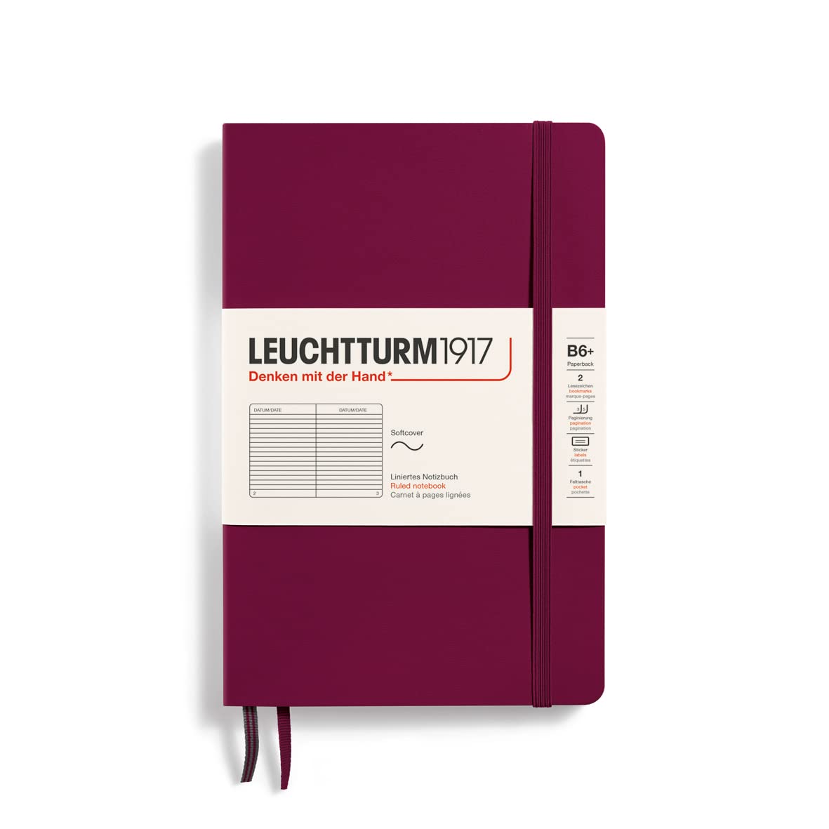 leuchtturm1917-notebook-classic-softcover-b6-liniert-schwarz image 8
