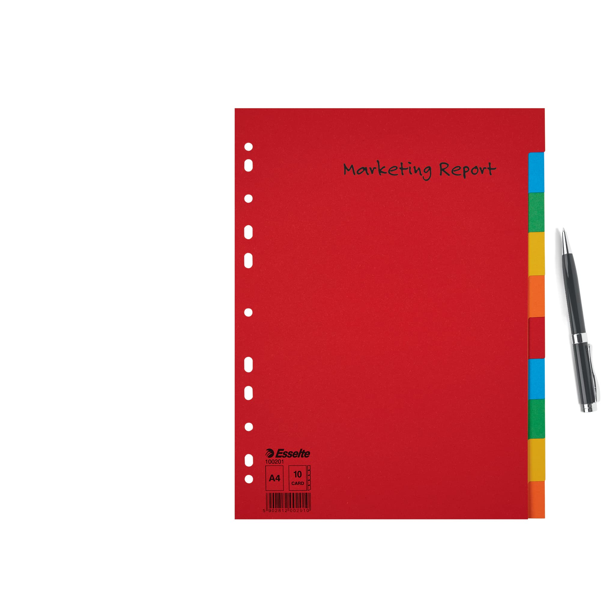 esselte-100201-register-a4-10-teilig-recyclingkarton-mehrfarbig image 6