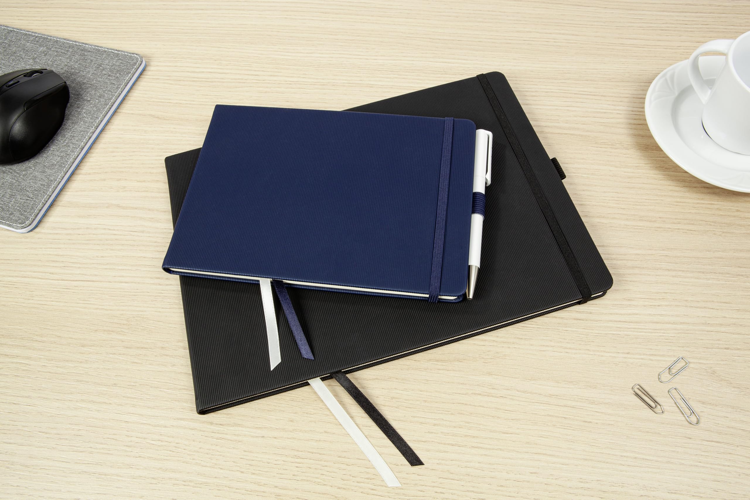 sigel-conceptum-premium-notizbuch-a4-quer-blanko-hardcover-schwarz image 7