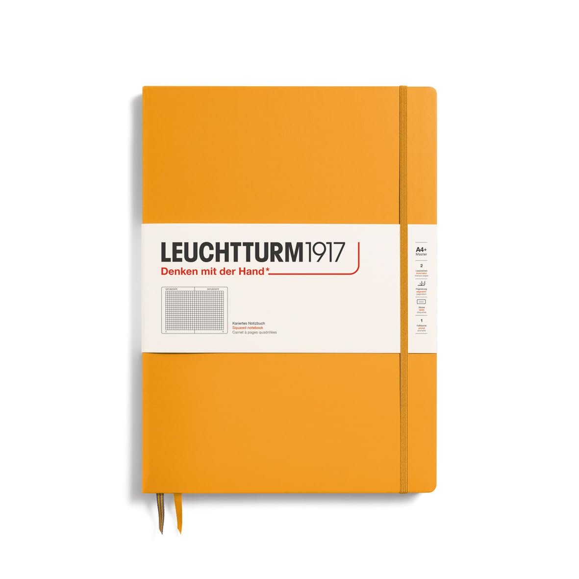 leuchtturm1917-368144-notizbuch-master-slim-a4-hardcover-kariert-rising-sun image 1