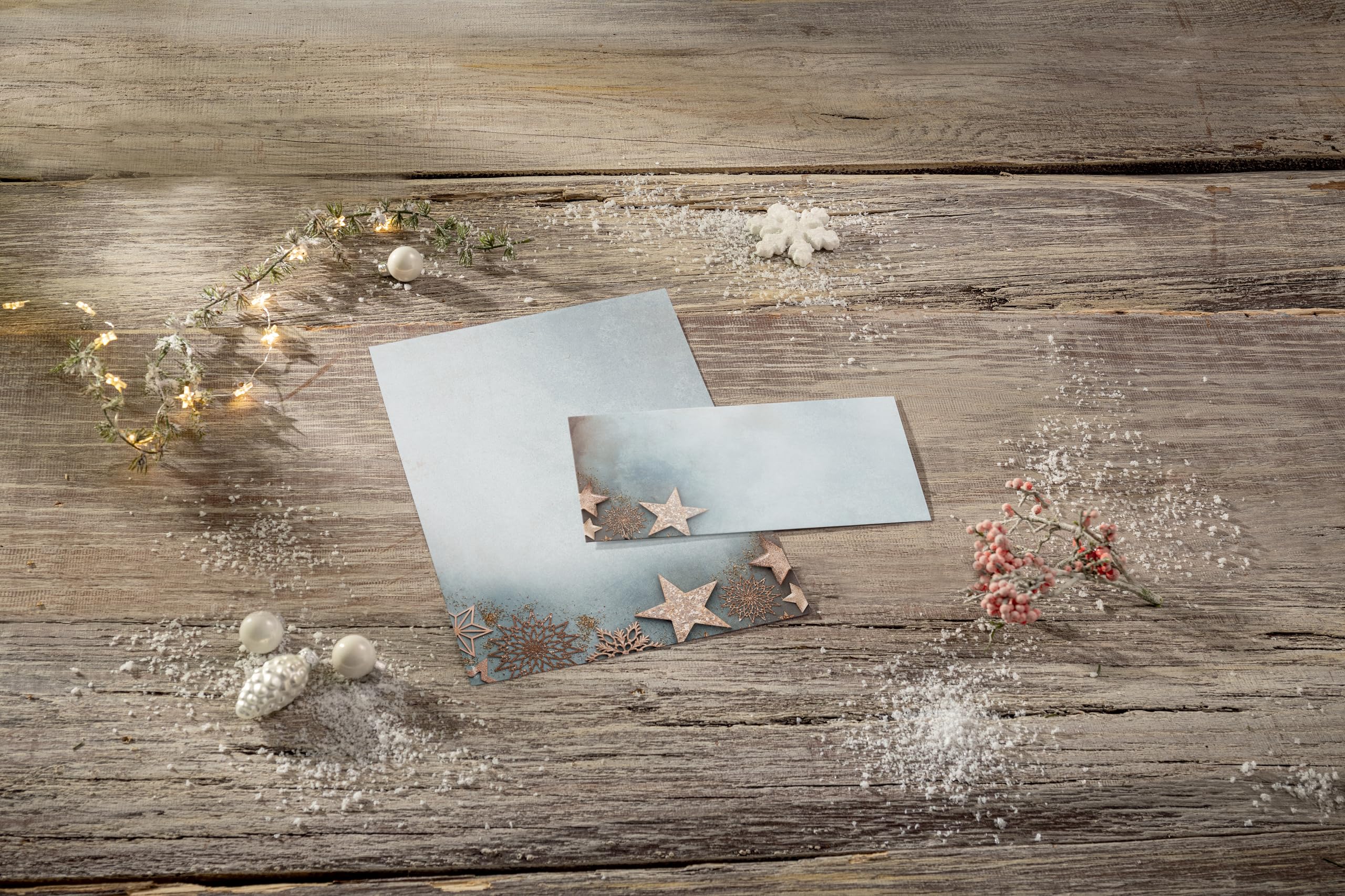 sigel-weihnachtsbriefpapier-glamorous-christmas-a4-100-blatt image 5