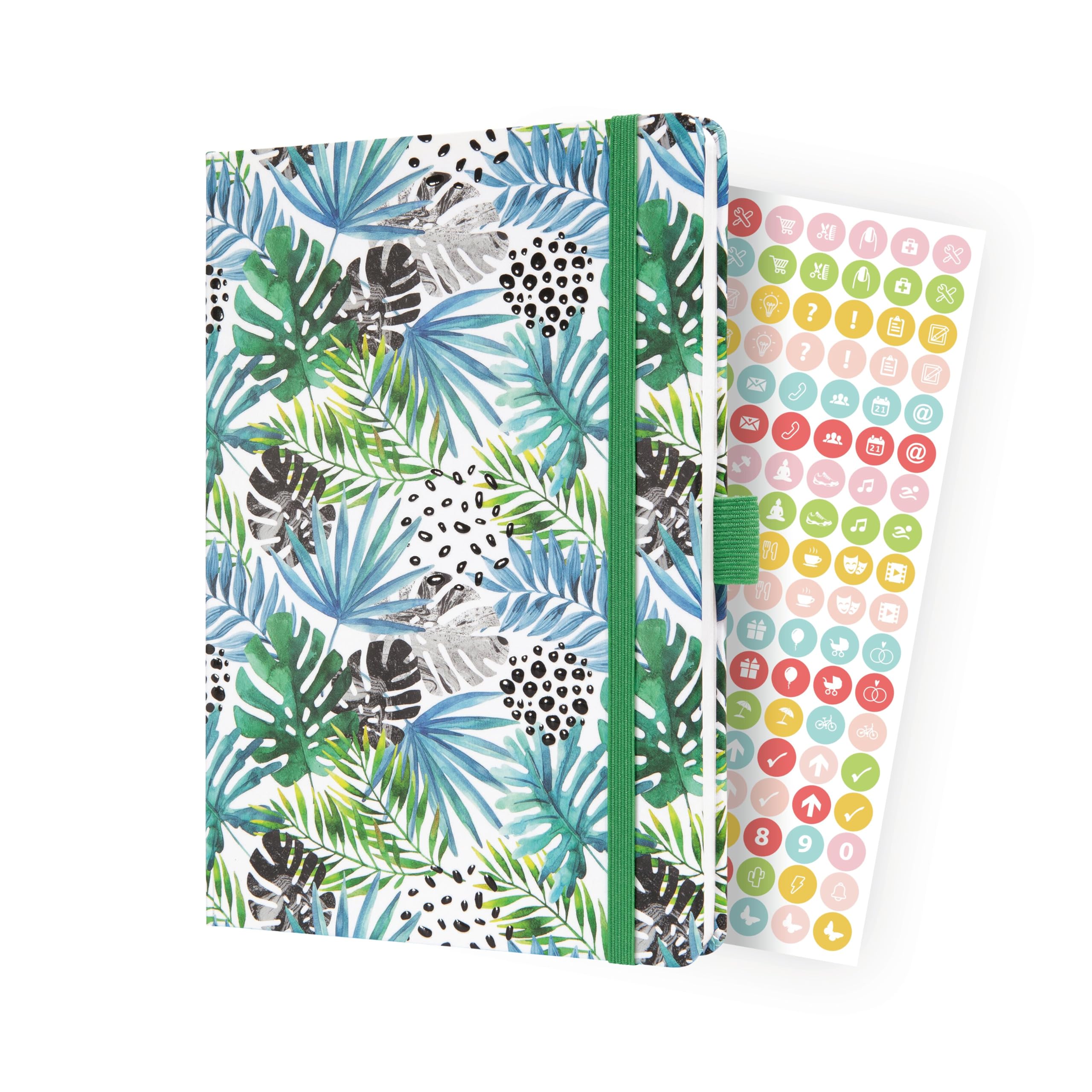 sigel-jolie-wochenkalender-2027-a5-green-jungle-fever-hardcover image 5
