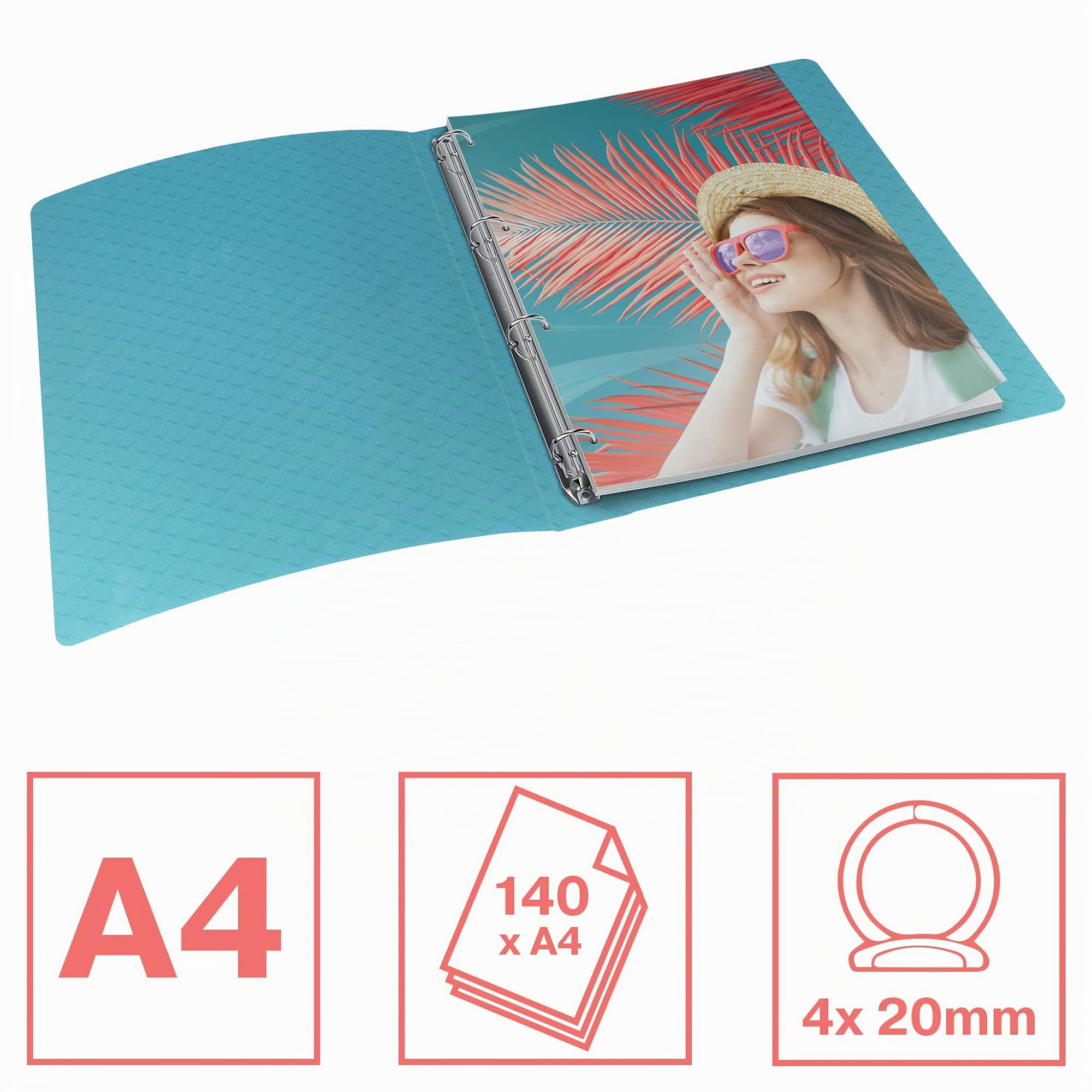 esselte-colour-breeze-ringordner-a4-25-mm-blau-140-blatt-626247 image 2