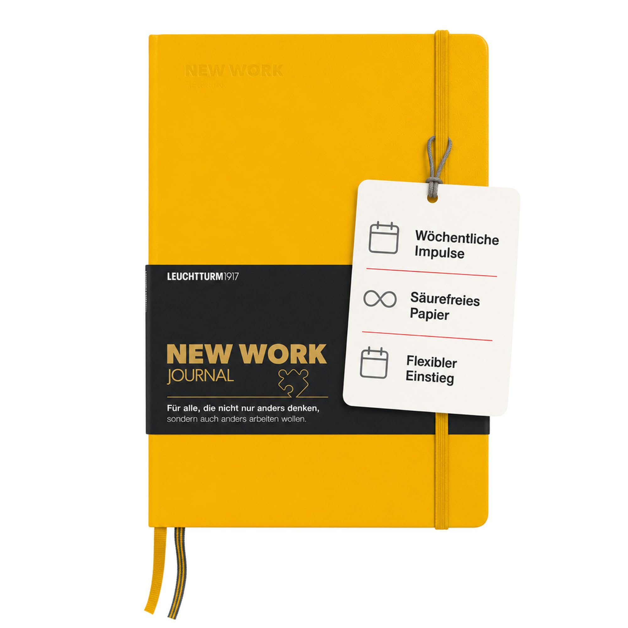 leuchtturm1917-new-work-journal-b5-12-wochen-programm-sunflower image 1