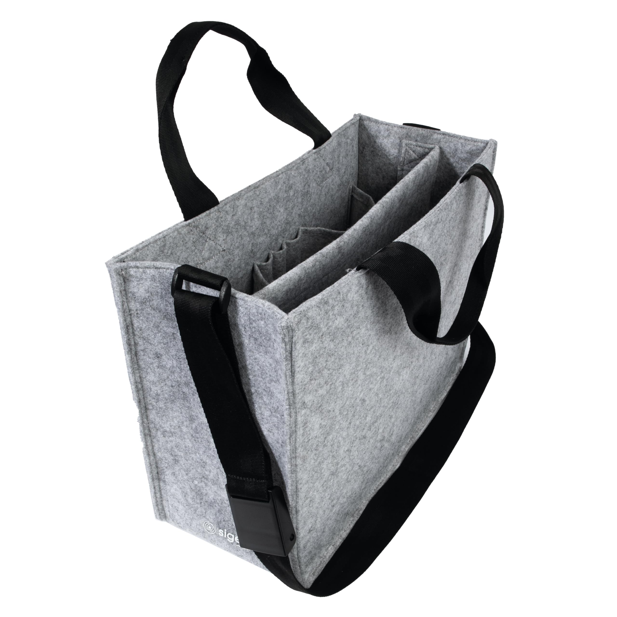 sigel-desk-sharing-bag-classic-hellgrau-medium-laptop-bis-15-4-zoll image 1
