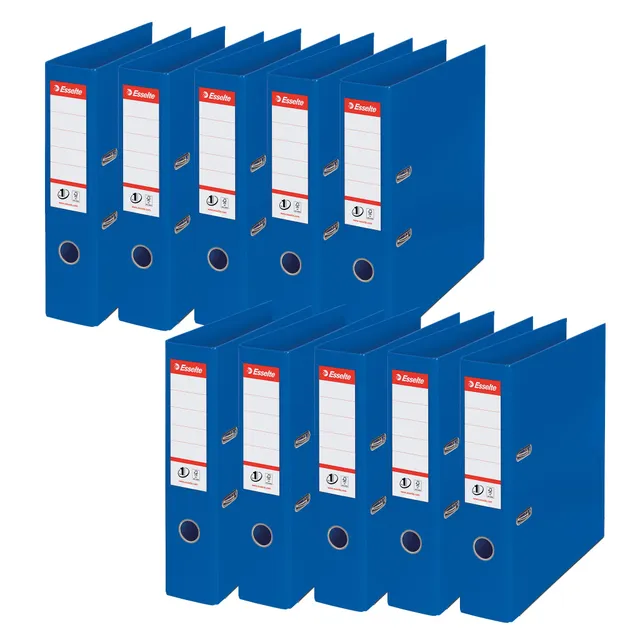 esselte-ordner-vivida-no-1-a4-breit-7-5-cm-blau-10er-pack image 1