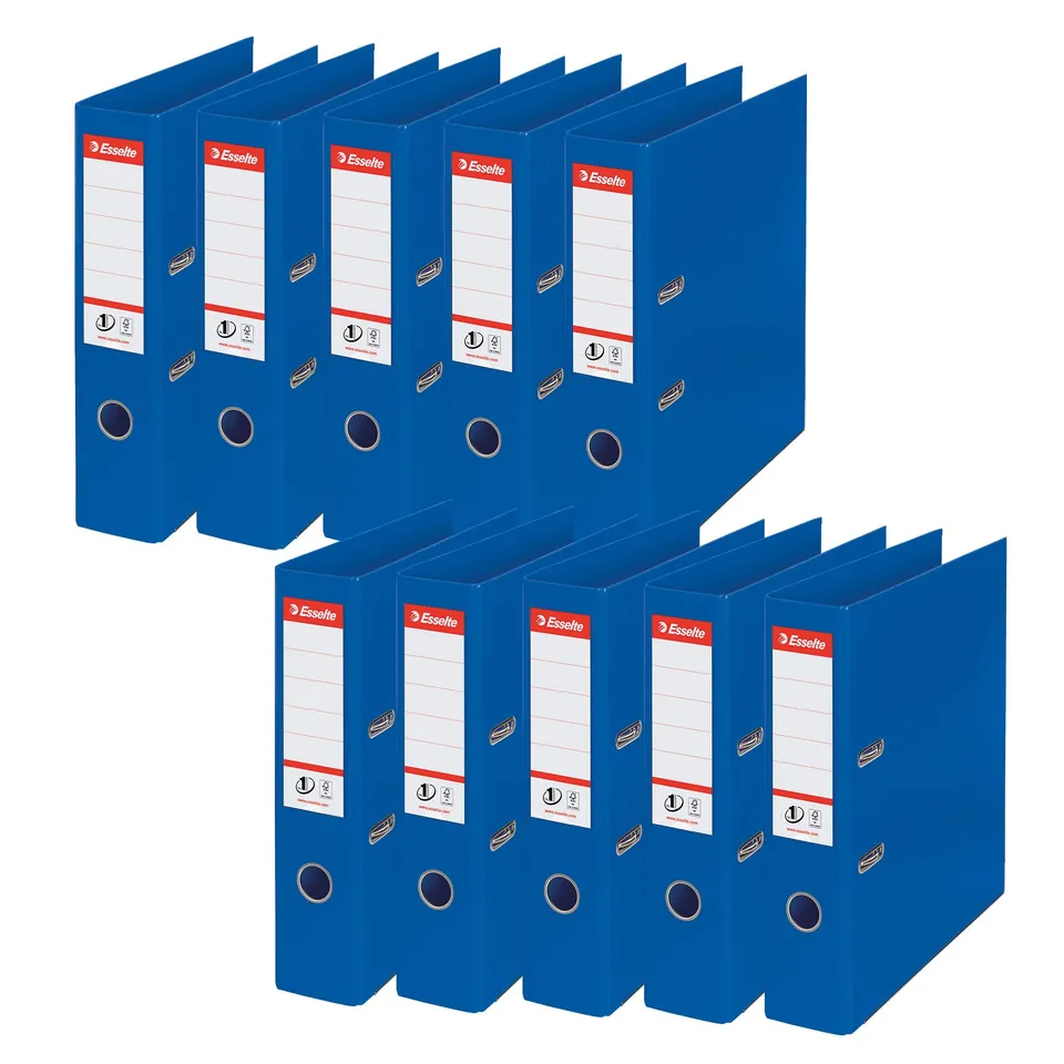 esselte-ordner-vivida-no-1-a4-breit-7-5-cm-blau-10er-pack image 1