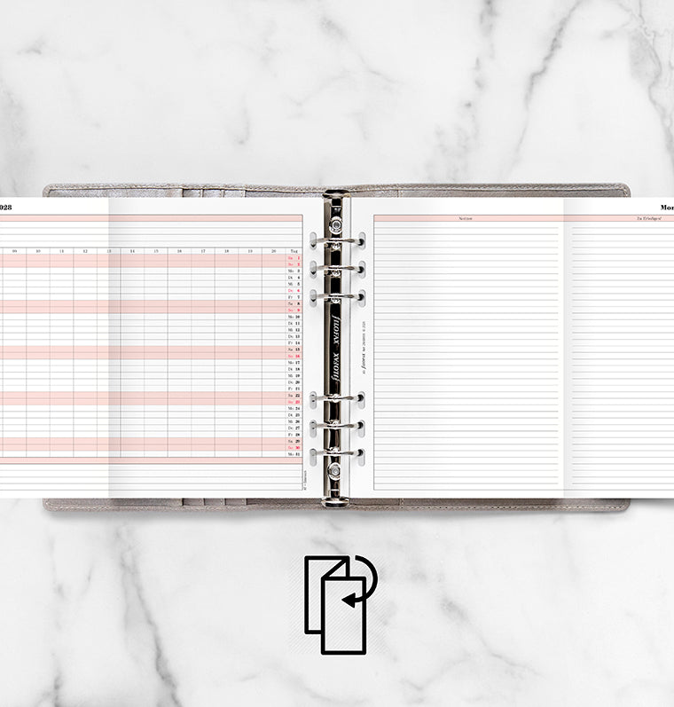 filofax-monatsplaner-deutsch-a5-2028-professional-12-leporellos image 3