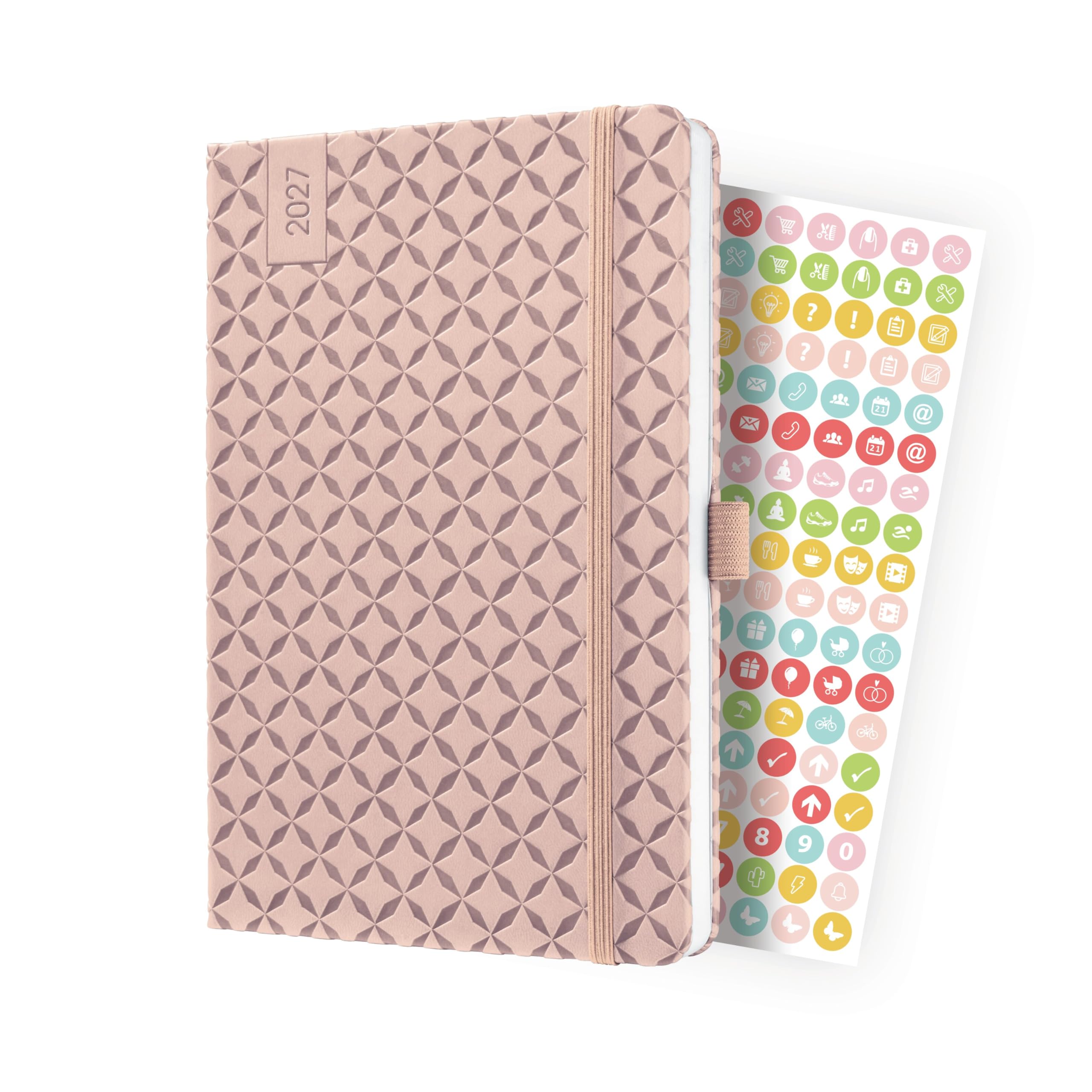 sigel-jolie-wochenkalender-2027-a5-perlenrosa-hardcover-terminplaner image 5