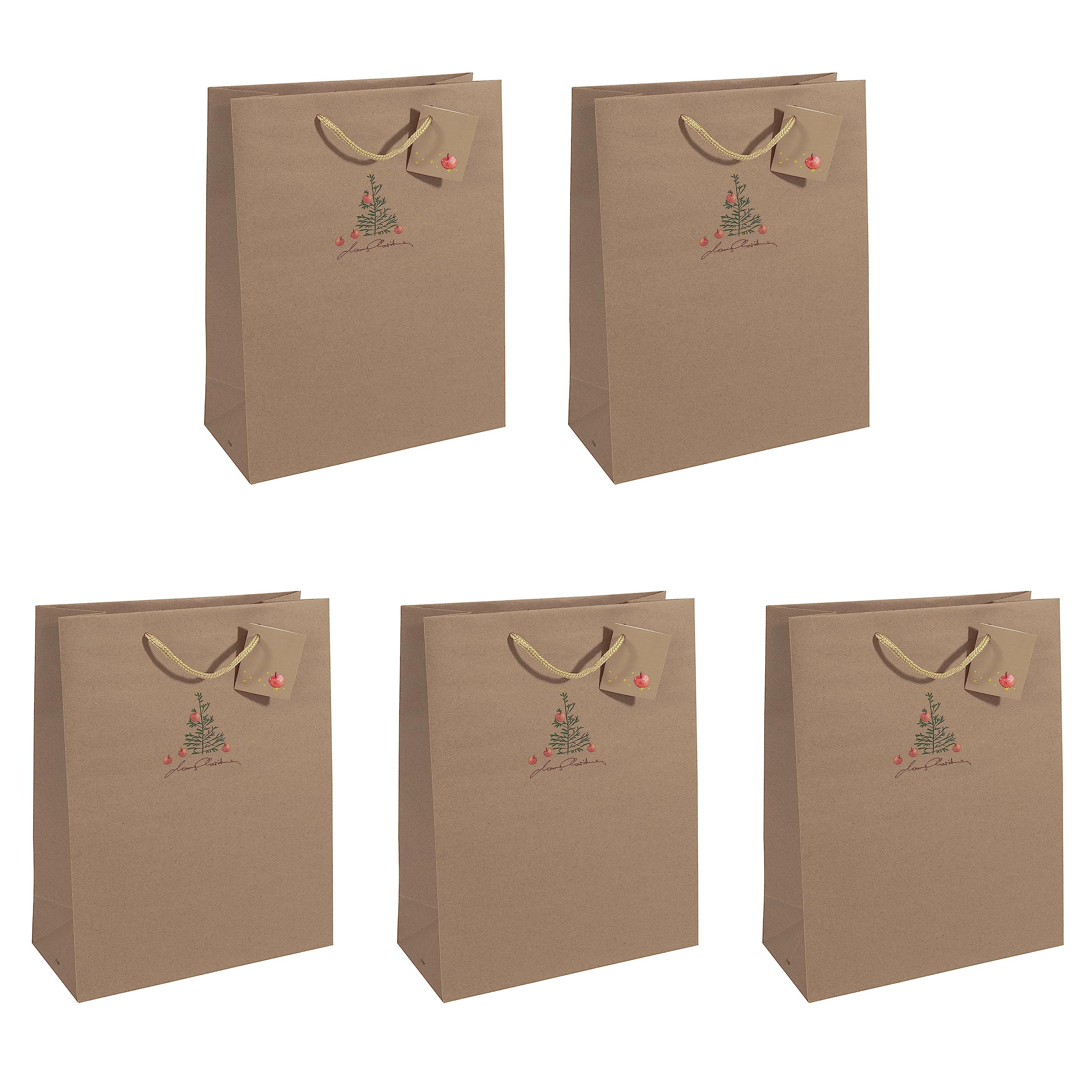 sigel-jolie-kraftpapier-geschenkt-ten-christmas-with-apples-23-x-17-cm-5er-set image 4