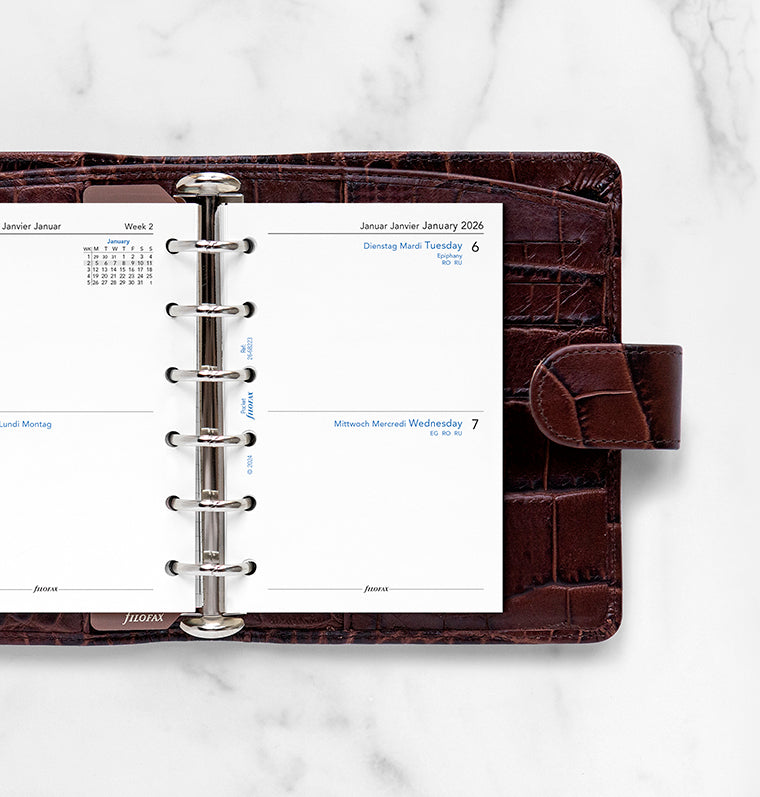 filofax-kalendereinlage-2026-pocket-multilingual-2-tage-1-seite image 2