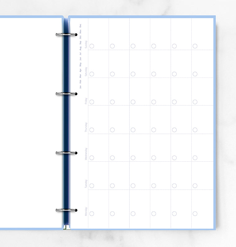 filofax-clipbook-monatsplaner-undatiert-a4-12-monats-bersichten-faltbar image 2