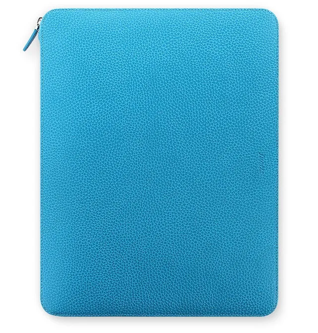 filofax-finsbury-a4-zip-folio-aqua-aus-leder image 1