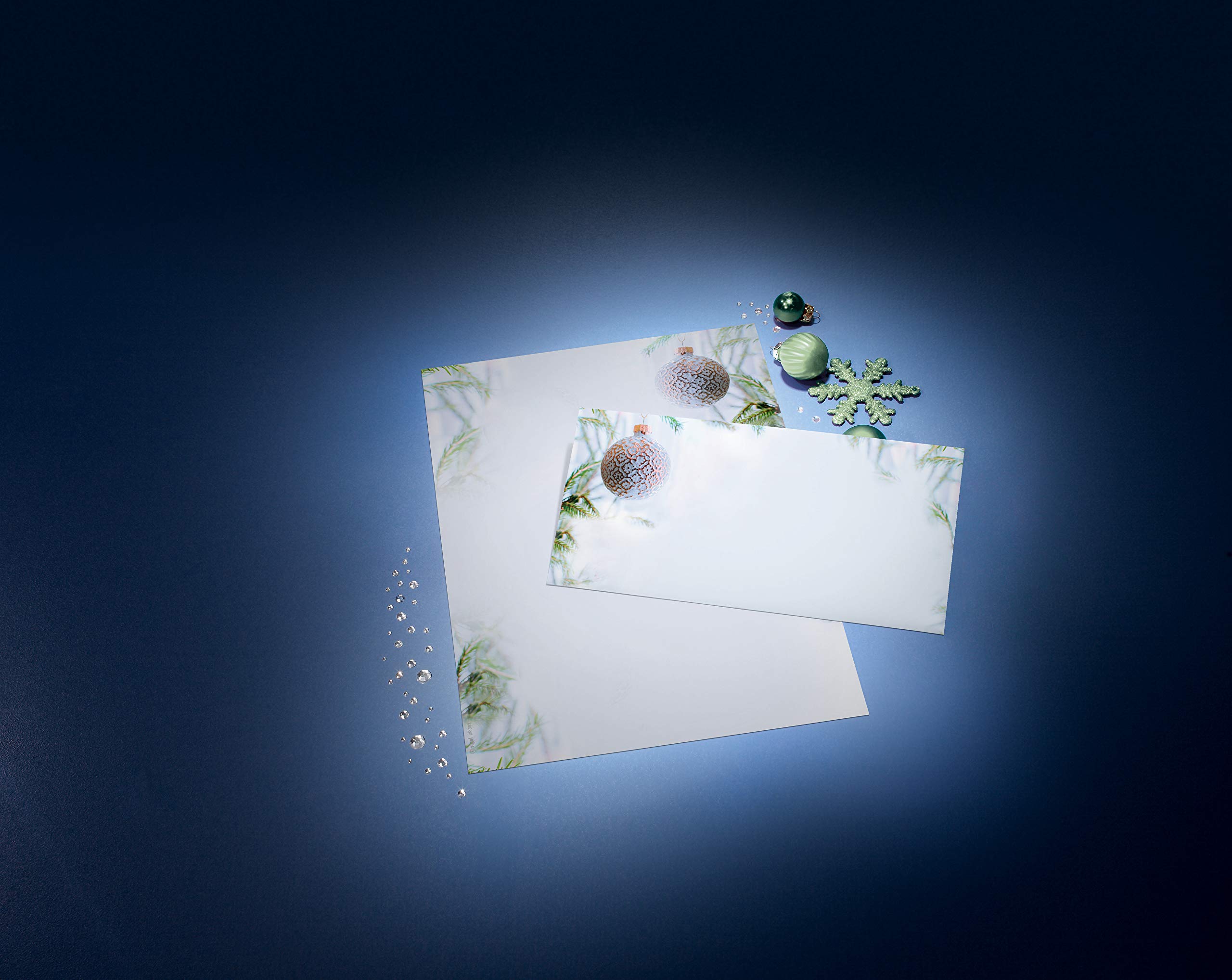 sigel-weihnachtsbriefpapier-winter-mood-a4-100-blatt image 3