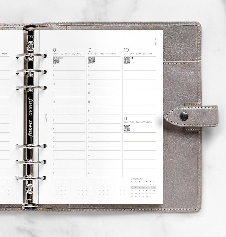 filofax-minimal-kalendereinlage-a5-2026-1-woche-2-seiten-vertikal image 2