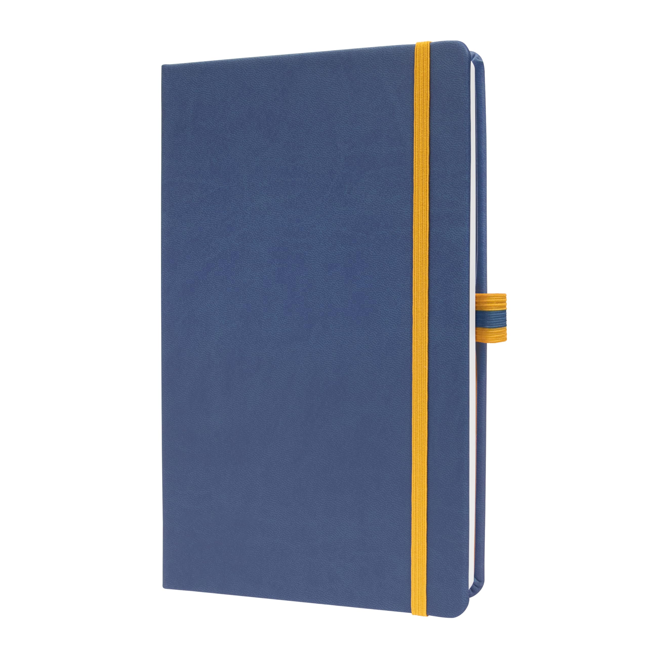 sigel-linescape-notizbuch-a5-liniert-hardcover-blau-gelb-176-seiten-vegan image 1