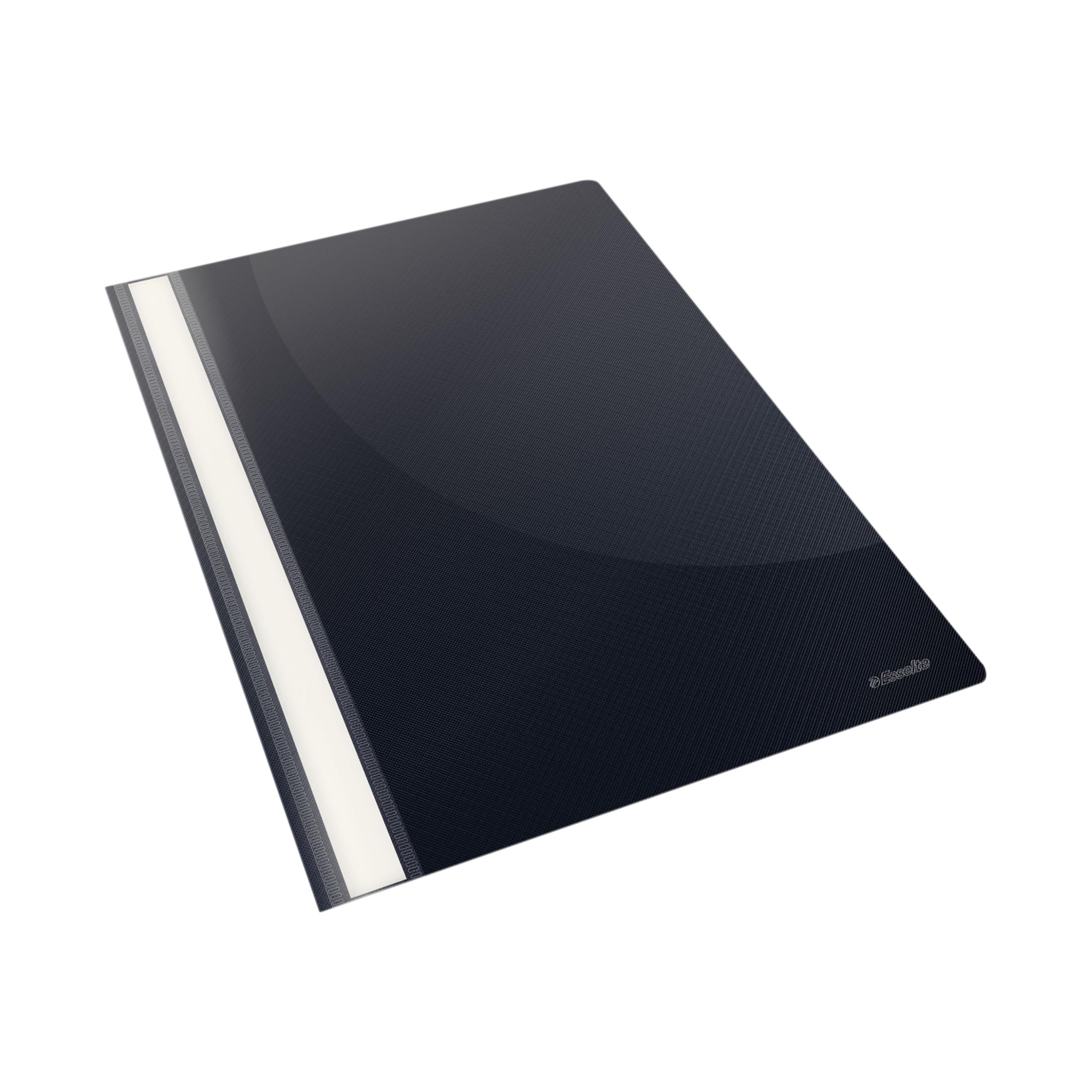 esselte-schnellhefter-a4-schwarz-25-st-ck-mit-transparentem-deckel image 1