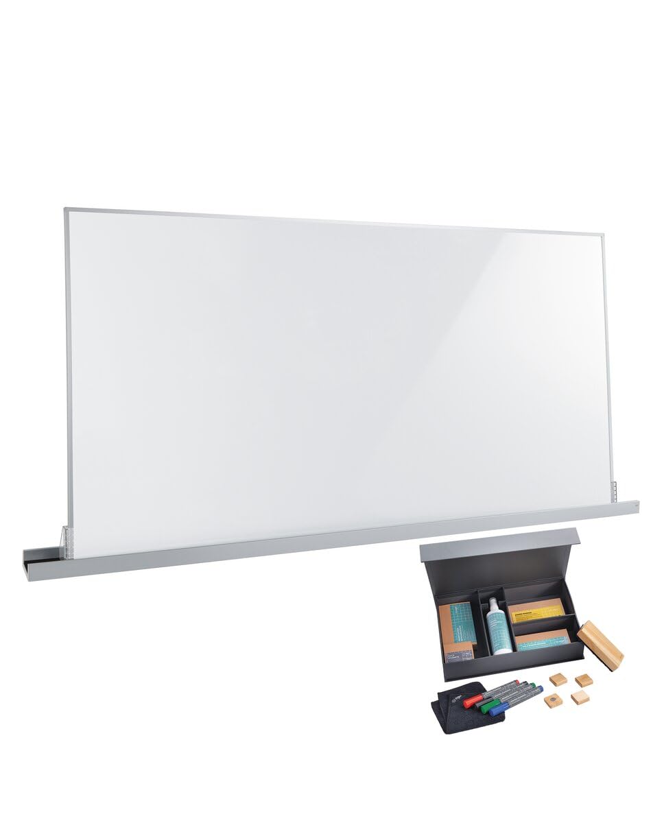 sigel-meet-up-whiteboard-set-90x180-cm-mobil-mit-wandschiene image 1