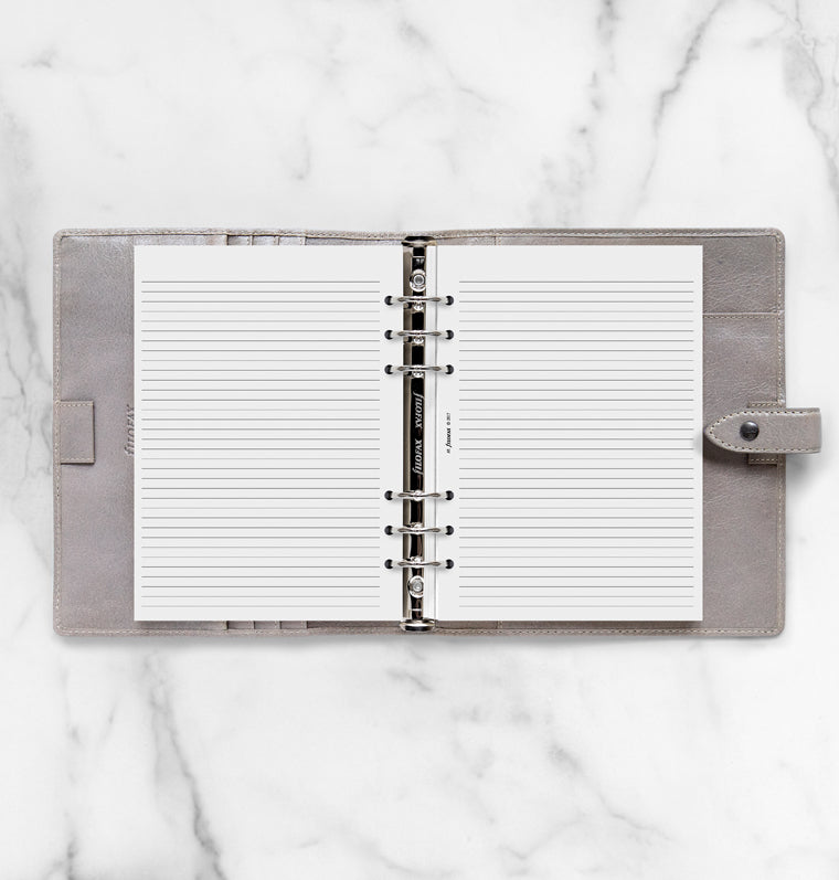 filofax-notizblock-a5-wei-liniert-40-blatt-organiser-einlage image 2