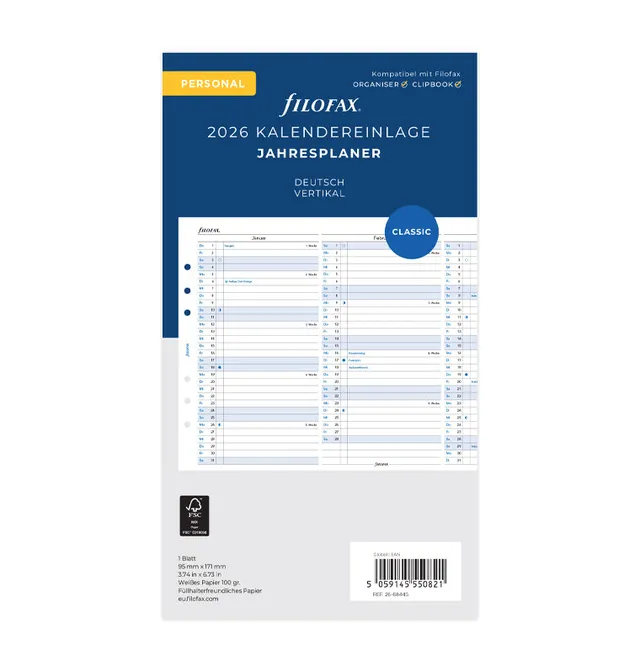 filofax-jahresplaner-personal-2026-deutsch-leporello image 1