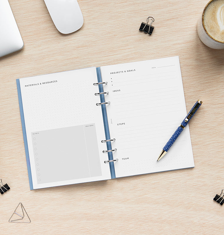 filofax-projects-goals-tracker-a5-ziele-aufgaben-einlagen-56-blatt image 4