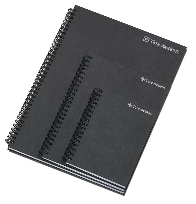 time-system-notizblock-mit-ringung-hardcover-144-seiten image 1