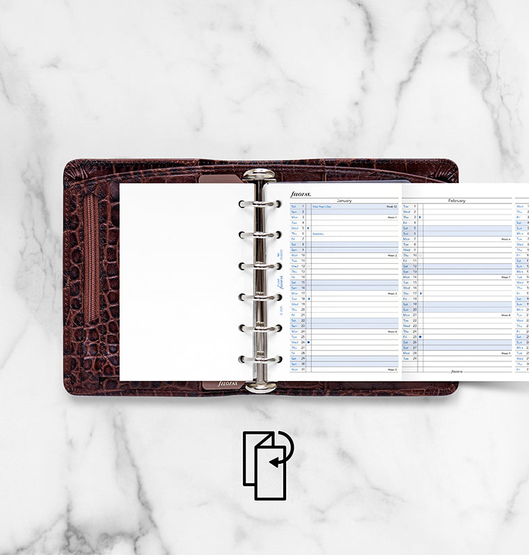 filofax-jahresplaner-englisch-pocket-2028-leporello-kalendereinlage image 3
