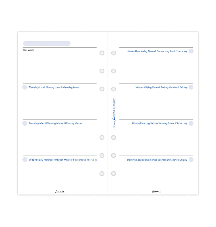 filofax-any-year-personal-einlage-1-woche-auf-2-seiten-multilingual image 5