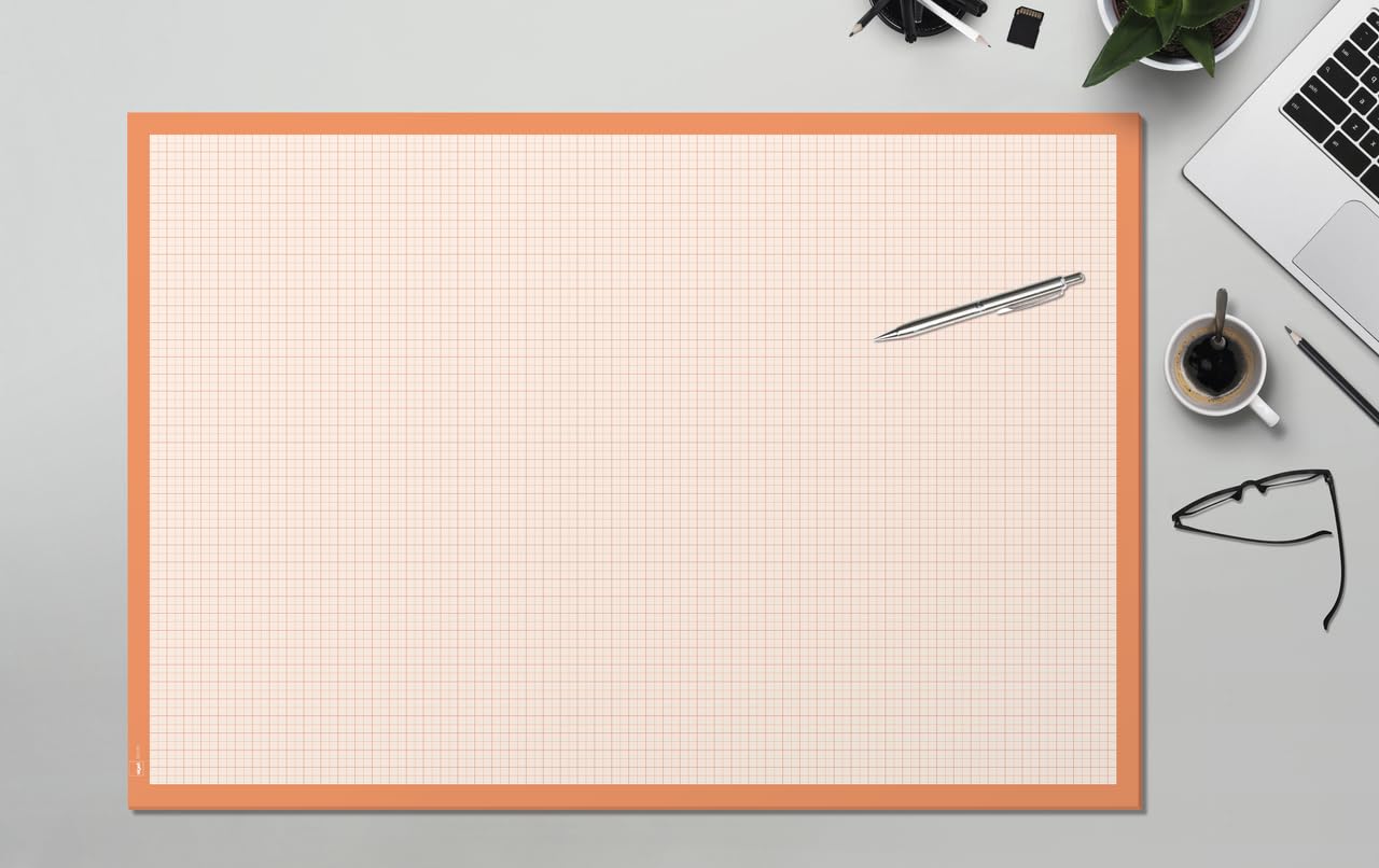 sigel-ho270-schreibtischunterlage-millimeterpapier-a2-orange-30-blatt image 8
