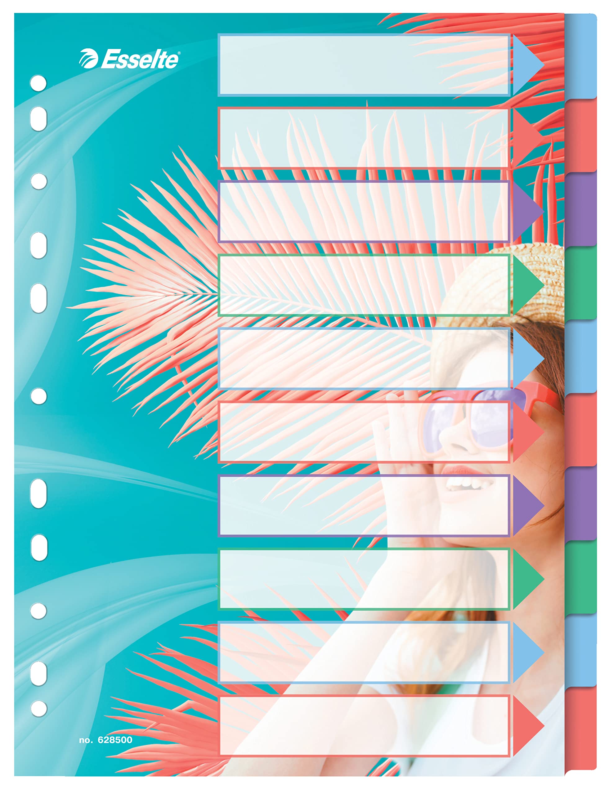 esselte-colour-breeze-a4-register-1-10-10-trennbl-tter-mehrfarbig image 1